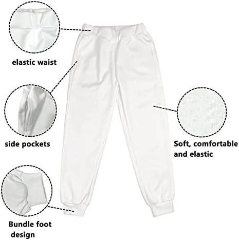 ילדים שמנים נמתחים מכנסי טרנינג מכנסיים מזדמנים על מכנסי רץ ספורט לבנות בנים