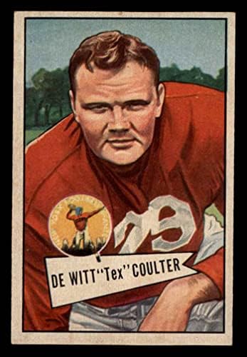 1952 Bowman 71 DeWitt Tex Coulter New York Giants-Fb Ex Giants-Fb צבא