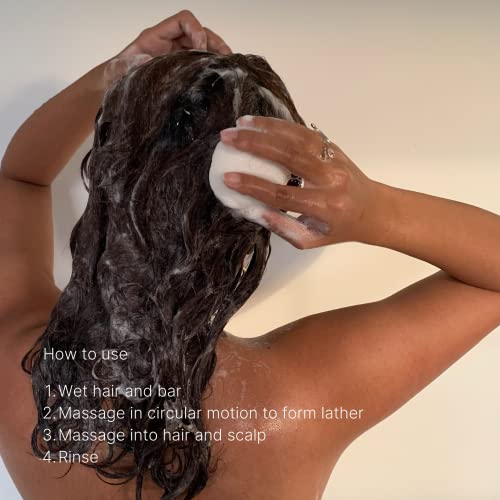 Superzero Bar Shampoo טבעי לשיער מתולתל, מטופח ומקוצף מאוד, מיוצר עם קריאטין, חמאת שיאה ושמן מקדמיה, חידוש ומשחזר, מתנת