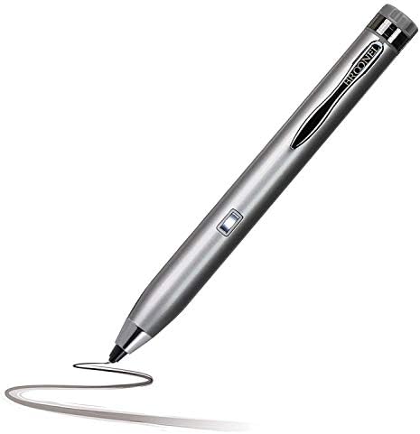 Navitech Silver Mini Point Point Point Digital Active Stylus PEN תואם לכרטיסיית Acer Iconia 10 / ACER מתג V10 / ACER