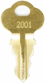 Compx Chicago 2052 מפתחות החלפה: 2 מפתחות