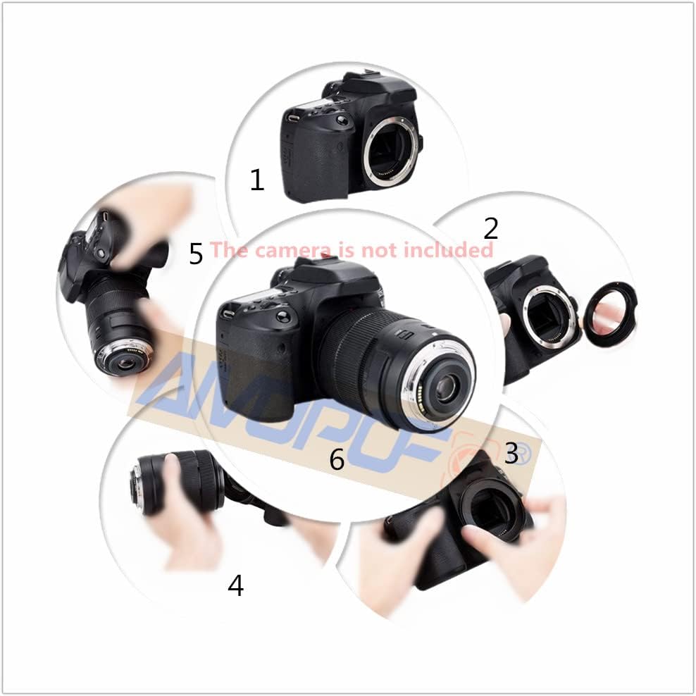 עדשת מאקרו 52 ממ טבעת הפוכה התואמת עבור Canon EOS 90D 80D 70D 60DA 60D 50D 40D 30D T6 T7 T5 SL3 SL2 T8I T7I T6I T6S