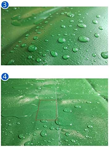 ZWYGXL TARP בד אטום לגשם מעבה חיצוני בד אטום למים הגנה על שמש ובידוד חום עמיד למים ברזנט תלת אופן סככה PVC ברזנט, גדלים שונים
