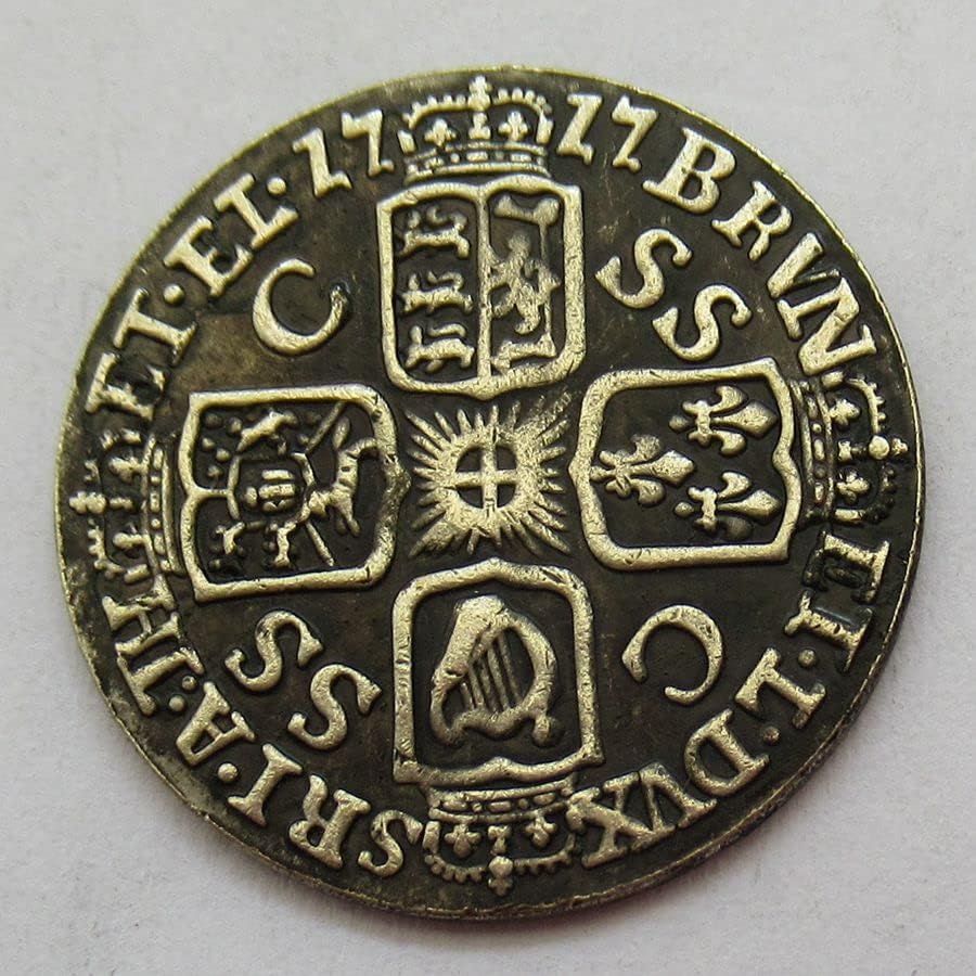 בריטי 6 פנס 1717, 1723 מטבע זיכרון העתק זר זרים