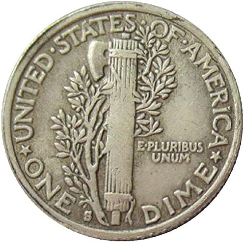 ארהב 10 סנט 1942 מטבעות זיכרון מצופה מכסף