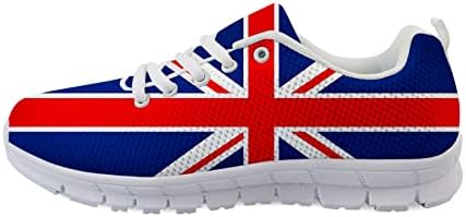 Owaheson Britain Great Flag's Gen's Running קלים נעלי ספורט מזדמנים נושמים נעלי אופנה נעלי הליכה