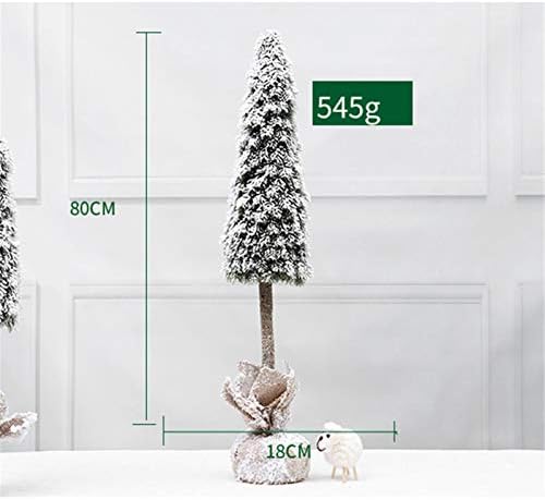 עץ חג המולד של WOGQX, עץ חג עץ עץ עץ שלג נוהר עיצוב חג, עץ מלא עץ מלא לפנים וחוץ