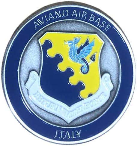 חיל האוויר של ארצות הברית USAF AVIANO בסיס אוויר בסיס איטליה מטבע האתגר