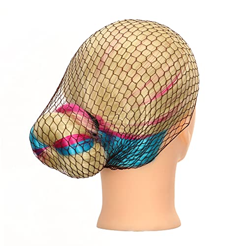 שיער רשתות 24 יחידות שחור בלתי נראה אלסטי קצה עבה רשת כובעי רשת שיער להתלבש אביזרי לנשים שיער לחמניית ביצוע