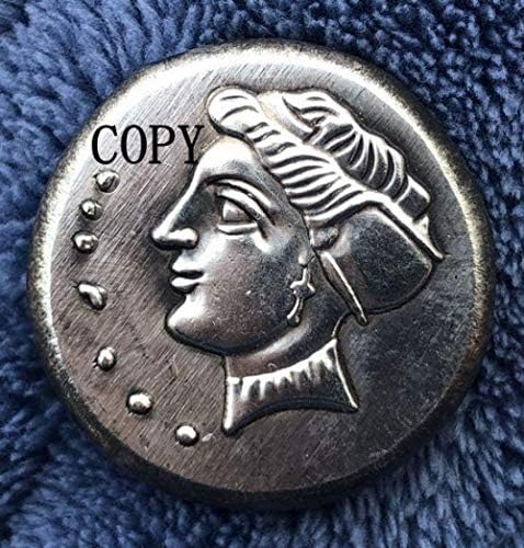 סוג מטבע אתגר:137 מטבעות יווניות בגודל לא סדיר מטבעות מטבעות קופיקציה מתנות אוסף מטבעות