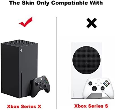 מדבקת עור לסדרת Xbox X Console ובקרי אלחוטי, מדבקות ויניל עוטפות עור מגן עבור Microsoft Xbox Series X