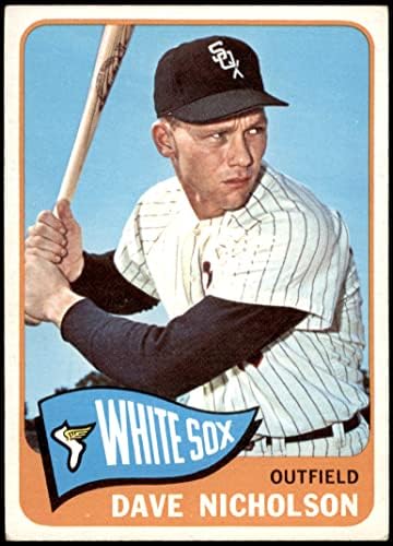 1965 Topps 183 דייב ניקולסון שיקגו ווייט סוקס VG/EX+ White Sox