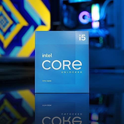 Intel Core I5-11600K מעבד שולחן עבודה 6 ליבות עד 4.9 ג'יגה הרץ לא נעול LGA1200 125W