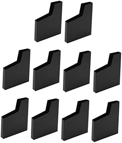 זוהר 10 יחידות משחק כרטיס כיסוי שחור דיו מחסנית שחור ארגונית בינס לבן אחסון תיבת משחק מחסנית פאוץ מחסנית