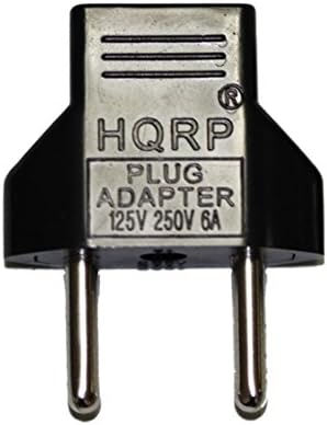 HQRP מהיר מהיר מטען סוללות / מתאם AC התואם לרמקול אלחוטי נייד של הרמן קרדון esquire נייד ומערכת ועידה, כבל אספקת חשמל