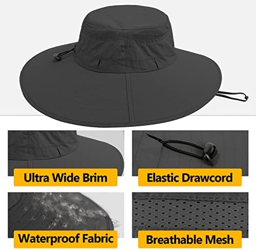 כובעי שמש של דוקארס לגברים UPF 50 UV הגנה