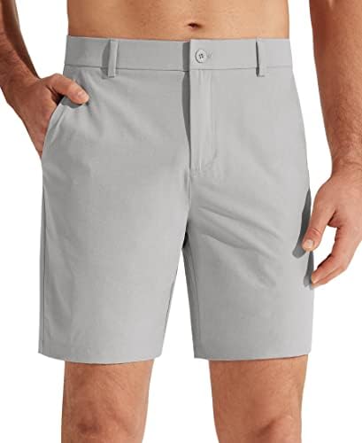 מכנסי גולף לגברים לגברים של ליבין 7 10 מכנסי שמלת עבודה קצרים קדומים קדומים קדמיים היברידיים קצרים קלים משקל
