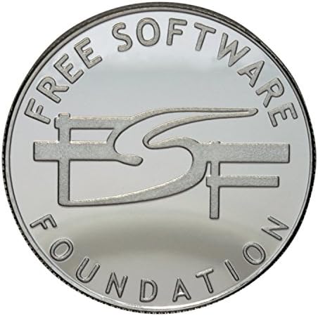 Osstore GNU/FSF מטבע זיכרון מצופה כסף מצופה כסף