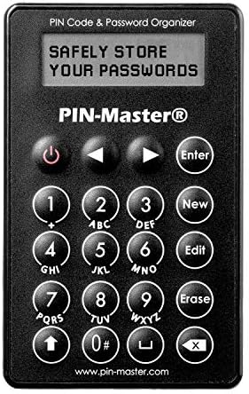 קוד PIN -Master PIN ומנהל סיסמאות - קוד סיכה אלקטרונית ומארגן סיסמאות - שומר סיסמאות בסיסיות - יומן סיסמא אלקטרוני