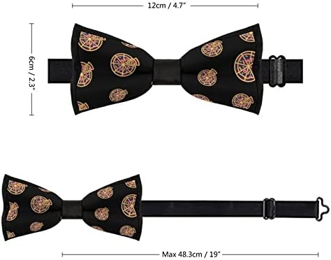 אני אוהב פיצה גברים של עניבת פרפר מראש קשור מתכוונן עניבת פרפר ללבוש רשמי טוקסידו חתונה