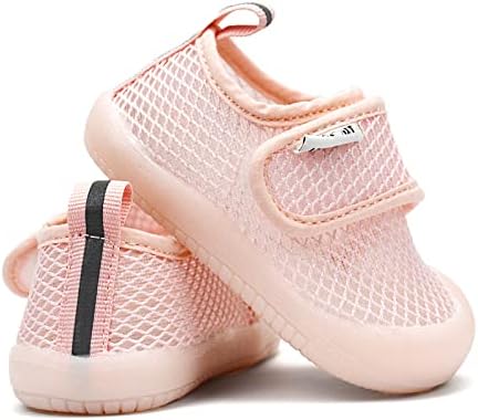 נעלי ילדה תינוקות נעליים קל משקל פעוטות נושמות נעלי רשת חוף נעלי מים ללא החלקה נעלי הליכה ראשונות 6 9 12 18 24 חודשים