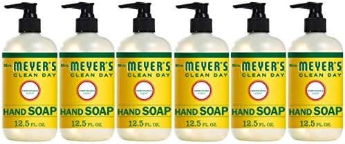 סבון הידיים של גברת מאייר, עשוי משמנים אתרים, פורמולה מתכלה, יערה, 12.5 פלורידה. עוז-חבילה של 6