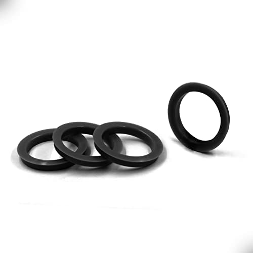 חלקי אביזרי גלגלים סט של 4 טבעת מרכזית טבעת 73 ממ OD עד 71.50 ממ מזהה רכזת, פוליקרבונט