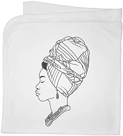 אישה אפריקאית 'שמיכה/צעיף כותנה