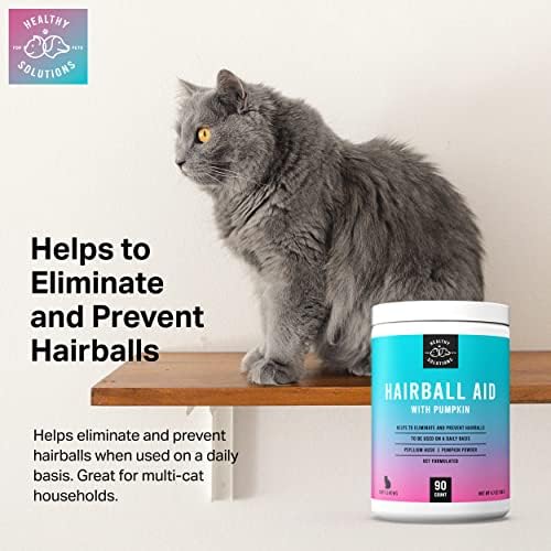 צרור בריאות חתולים-60 לעיסה רכה של חמוציות לחתולים עם לעיסות תרופה לכדור שיער 90 קראט-עזרים לתמיכה בדרכי