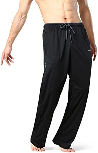 מכנסי טרנינג Radofo-התמודדות עם ג'וג'ר-ג'יג'רס-ג'יג'רים קלים משקל עם מכנסי ספורט בכיסי רוכסן מכנסיים