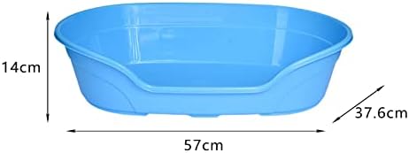 נייד חתול מיטת רחצה אנטי להחליק נוח כרית אוהל מפנק קן שמיכת רחיץ לאמבטיה חתלתול גור ספקי, כחול, 57 סנטימטר 37.6 סנטימטר
