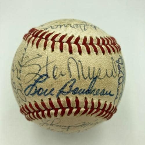 מיטב 1935-1975 אלופי העטלפים חתמו בייסבול קלמנטה מנטל דימג'יו JSA - כדורי בייסבול עם חתימה