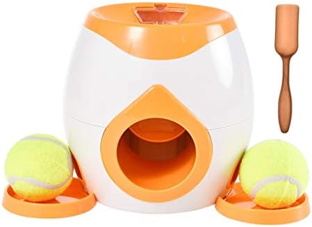 משגר כדורי חיית מחמד של צ'נגבי אינטראקטיבי צעצוע טניס טניס מכונת תגמול מכונה מזין איטי