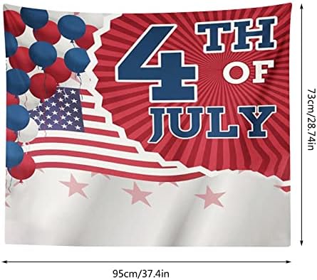 IHTHA דגל אמריקאי פטריוטי צילום רקע רקע בד עצמאות יום עיצוב המסיבה