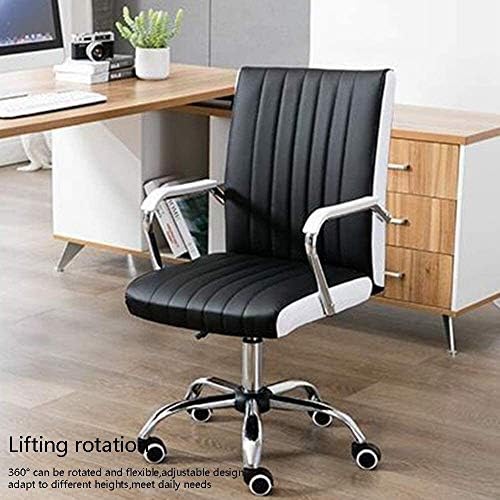 כיסא מחשב ארגונומי מתכוונן גובה גבוהה משענת משרד שולחן כיסא משולב משענת משימה מסתובב הנהלת מחשב כיסא לחדר ישיבות משרד משרד