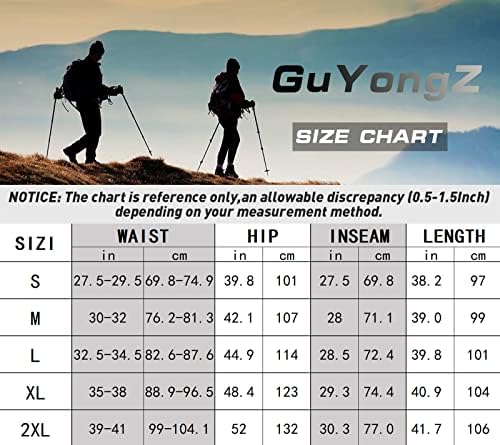 מכנסי מטען לנשים של Guyongz מכנסי מטען רצועות קלות משקל מהיר ויבש חיצוני נסיעות מזדמנים מכנסי טרנינג אלסטי