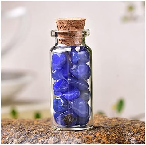 SUWEILE JJST 1PC זכוכית קריסטל טבעית בקבוק משאלת בית עיצוב בית ריפוי אבן רוק דגימה מינרלית למזל מתנות לקישוט בקבוקים