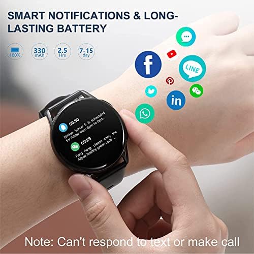 שעונים חכמים של BlueNext עבור גברים נשים, 2022 שעון חכם תואם לאייפון סמסונג, טלפונים אנדרואיד, שעון חכם אטום למים עם