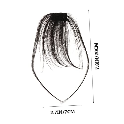 2 יחידות פוני פאה חתיכה מיני קליפים עבור שיער נשים פאות שיער ציצית שיער קליפ פוני מזויף שיער פוני דליל פוני עם מקדשים