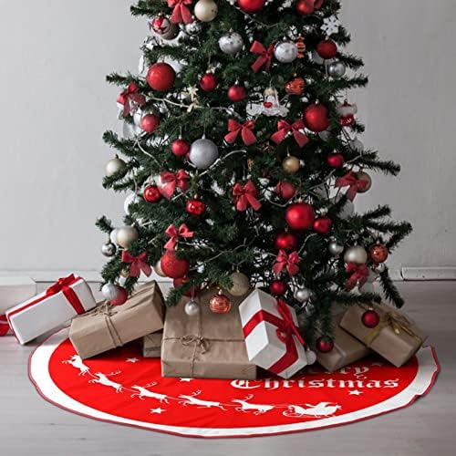 חצאית עץ חג המולד של חג המולד, חצאית עץ חג מולד שמח, 30 x 30 קישוטי חג המולד בחורף מחצלת למסיבת חג שמח כפרי חג המולד חג המולד