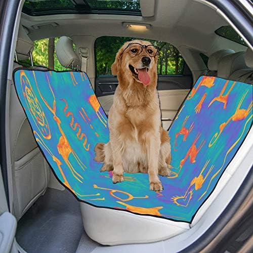 מותאם אישית האנטר יד נמשך בעלי החיים יער הדפסת רכב מושב מכסה לכלבים עמיד למים החלקה עמיד רך לחיות מחמד