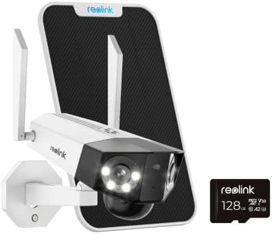 REOLINK 3G/4G LTE סלולרי מצלמת אבטחה חיצונית אלחוטית עם זווית PIR רחבה של 150 מעלות, גילוי אנושי/רכב חכם, ראיית לילה