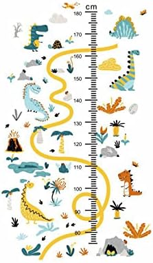 גובה דינוזאור מדבקת חמוד קריקטורה חמוד של בעלי חיים דבק עצמי מדבקות קיר קיר קליפות ומקל פעימות תפאורה לבנות