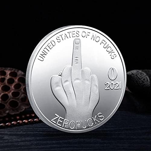 2021 מטבע דקורטיבי אספני מצופה כסף עם כיסוי מגן אדווה מלאכת ביטקוין