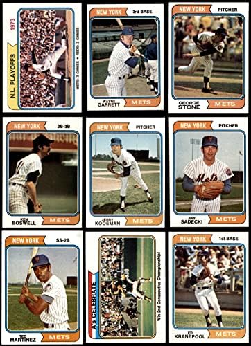 1974 Topps Team New York Mets Set New York Mets NM+ Mets