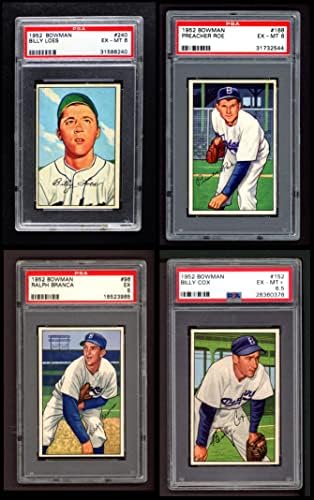 1952 צוות Bowman Brooklyn Dodgers Set Brooklyn Dodgers Ex/MT+ Dodgers