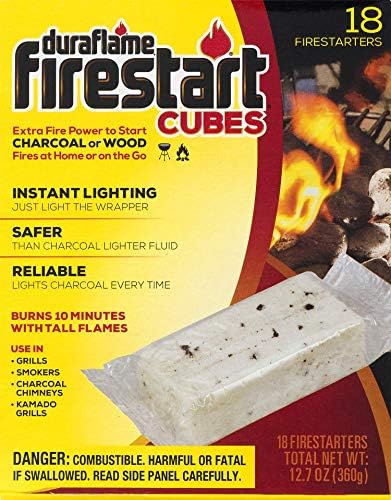 Duraflame Firestart Cubes Firelighters, 18 חבילה