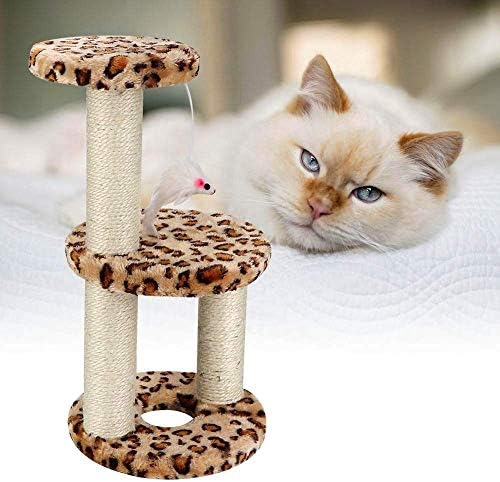 חתול עץ מגדל-4 ב 1 רב-פונקציה מקורה חתול טיפוס מסגרת צעצוע לחיות מחמד פעילות מרכז, סיסל חומר, ללבוש עמיד ושריטות, קל להרכיב