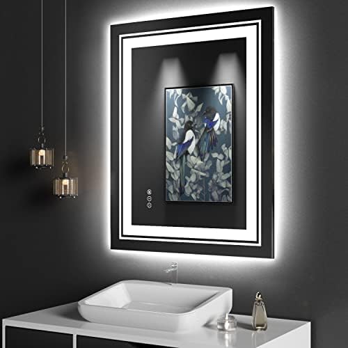 מראה של Snowdool Led אמבטיה עם אורות, 28 x 36 אינץ