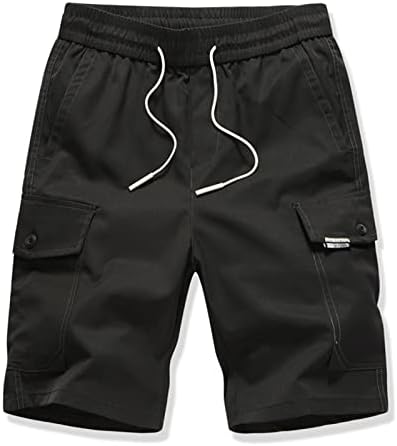 מכנסיים קצרים לגברים של ymosrh קיץ קפריס קפריס חוף רגל ישר מכנסיים רופפים מכנסיים קצרים